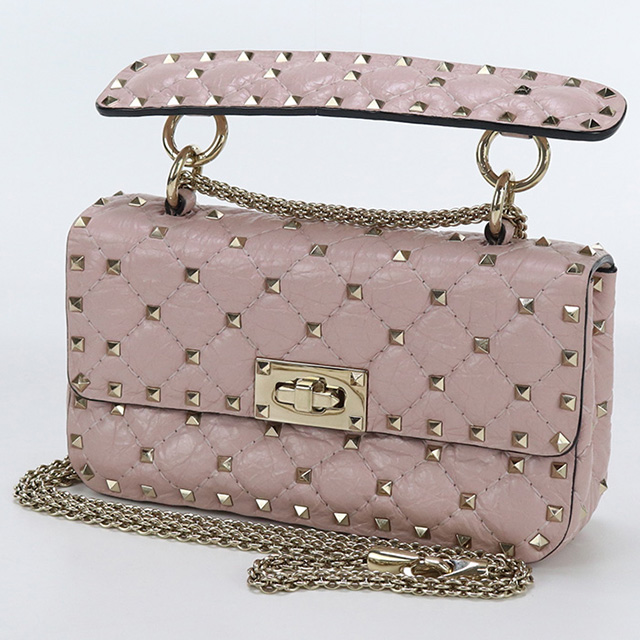 Valentino ヴァレンティノ ロックスタッズ ショルダーバッグ 斜め掛け VALENTINO 中古 ヴァレンティノ 斜め掛け ショルダーバッグ