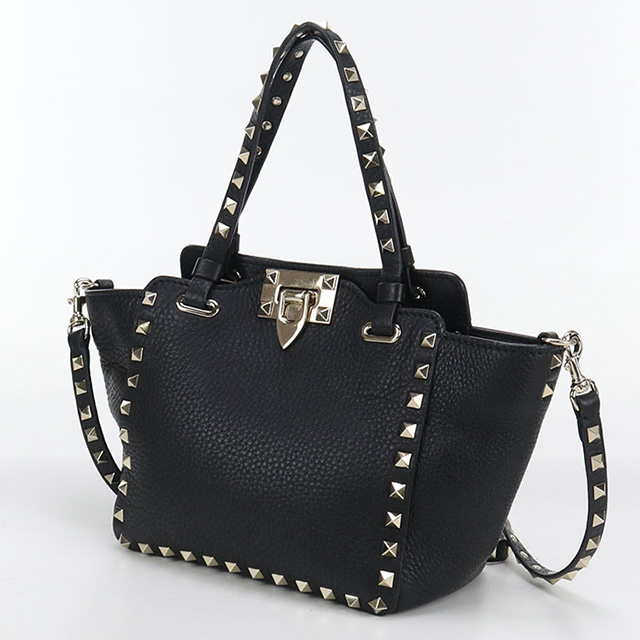 ヴァレンティノ ロックスタッズ レザー ハンドバッグ VALENTINO（ヴァレンティノ） ロックスタッズ ハンドバッグ ショルダー