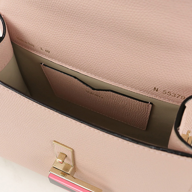 極美品 ヴァレクストラ Valextra バッグ POCKET ポケット ショルダーバッグ レザー カバン 鞄 レディース ピンク Valextra（ヴァレクストラ） ショルダーバッグ スモール POCKET BAG