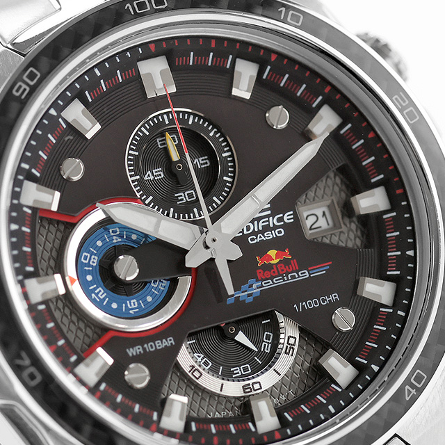 カシオ エディフィス(レッドブル) F1エンジンの素材を使ったモデルも！ カシオ・エディフィスのホンダ