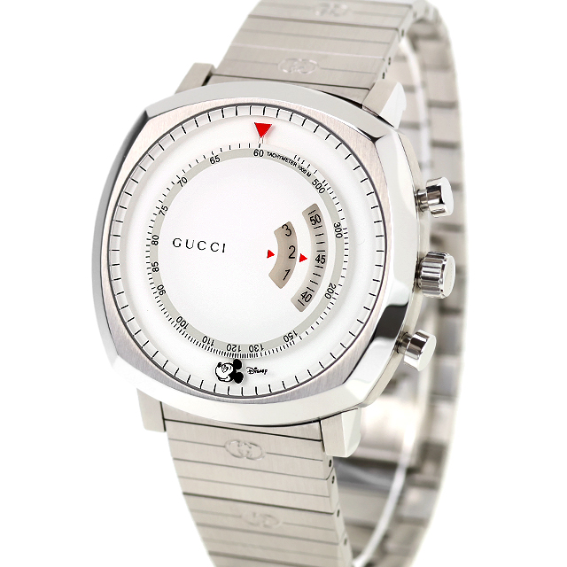 【pinoo】GUCCI ミッキーマウス 腕時計 GUCCI - グッチ GUCCI 157.4/YA157420 グリップウォッチ ディズニー