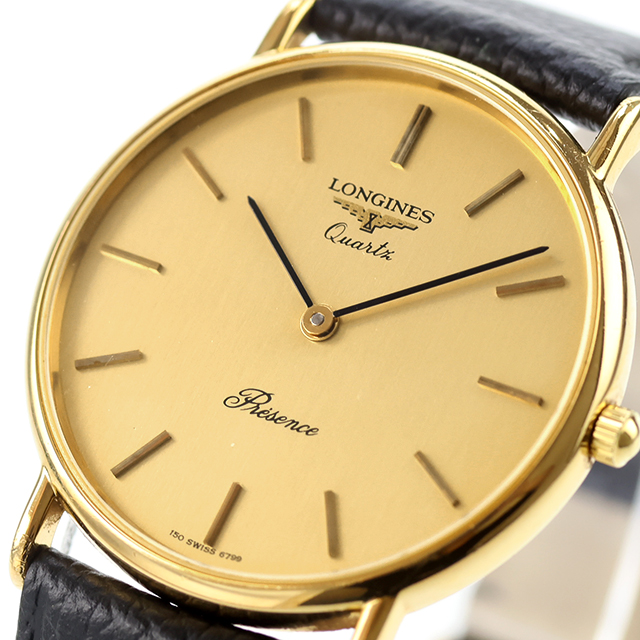 【外観美品/新品電池】 LONGINES メンズ 腕時計 ゴールド 新品ベルト 新品電池✨新品ベルト✨極美品✨稼働 ロンジン グランドクラシック