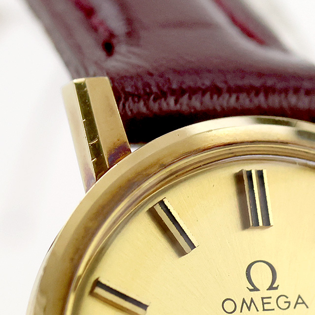 美品 オメガ ジュネーブ オーバル ゴールド 手巻き レディース Omega オメガ OMEGA ジュネーブ Geneve エレガントなオーバルケース ゴールド