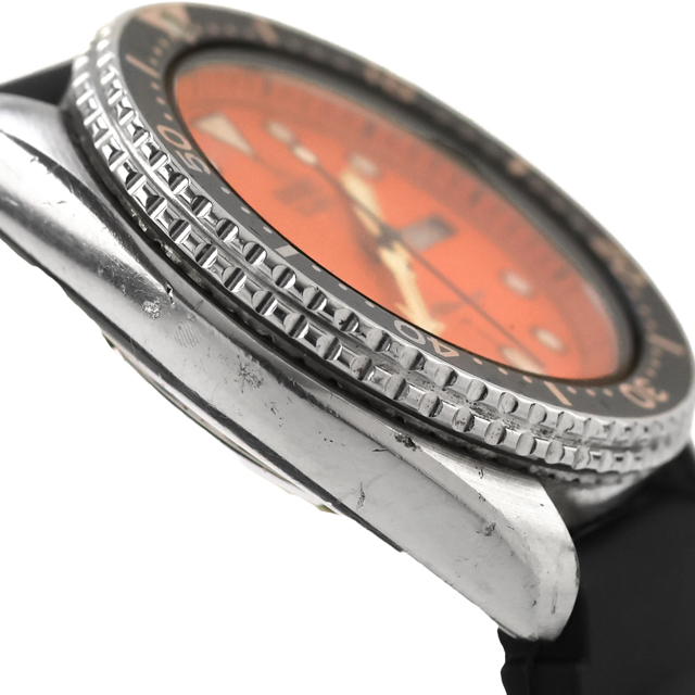 SEIKO（セイコー） 中古 ダイバーズウォッチ 150m オレンジ 7548