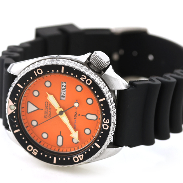 セイコーSEIKO腕時計ダイバークォーツ7548-700C SEIKO（セイコー） 中古 ダイバーズウォッチ 150m オレンジ 7548