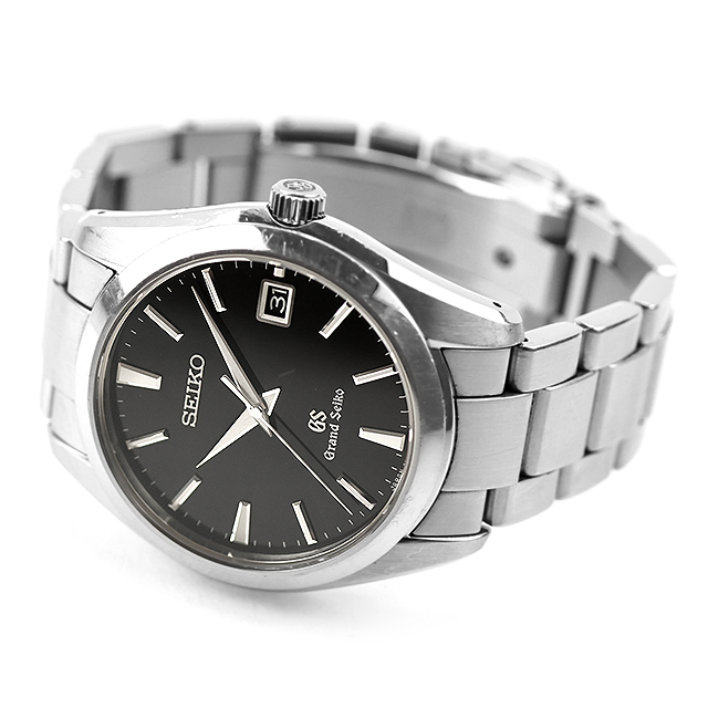 セイコー SEIKO 腕時計 メンズ SBGV023 グランドセイコー ヘリテージコレクション 9Fクオーツ 9F82-0AF0 クオーツ（Cal.9F82） ブラックxシルバー アナログ表示 9F8シリーズ 中古 セイコー SEIKO グランドセイコー ヘリテージ