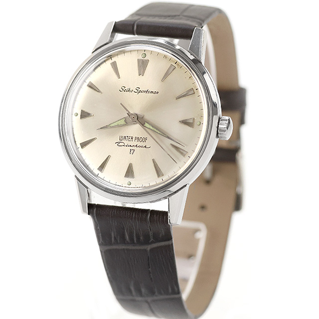 SEIKO（セイコー） 中古 OH済 スポーツマン ダイヤショック 17石 楔形