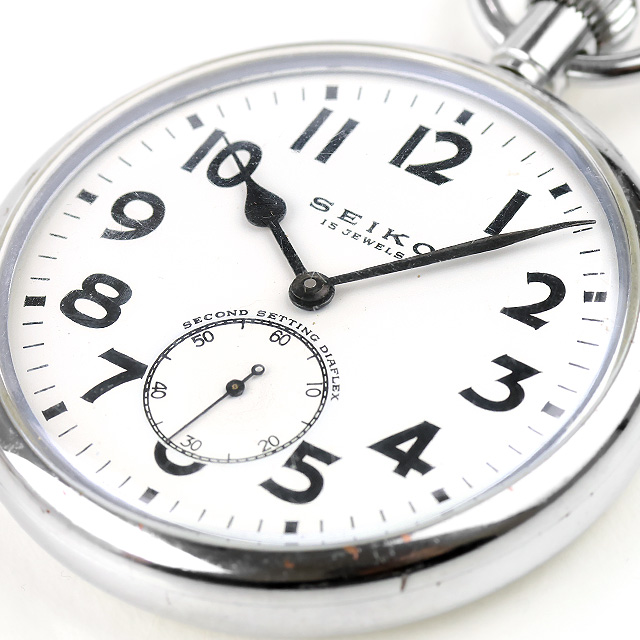 SEIKO（セイコー） 中古 SEIKO 24型 手巻き 懐中時計 ケース付き