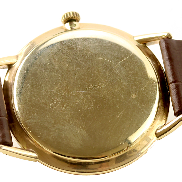 SEIKO（セイコー） 中古 OH済 ゴールドフェザー 25石 金張り 薄型中三