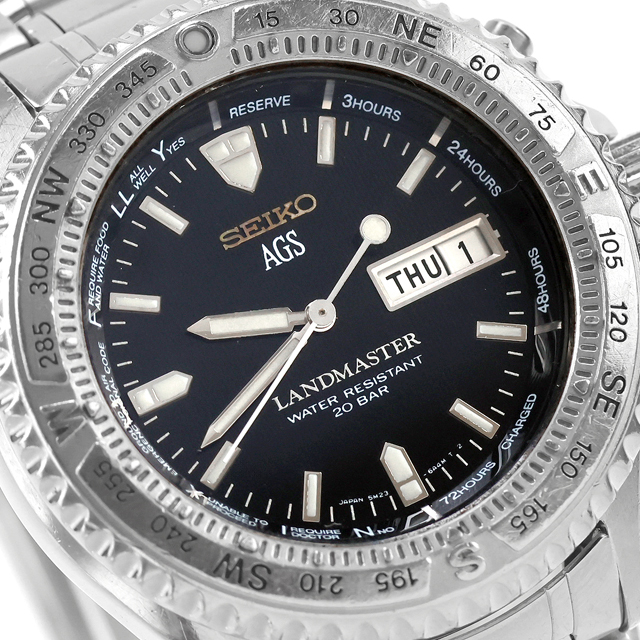 ランドマスター 中古 セイコー SEIKO 初代モデル SBBW005 AGS オート