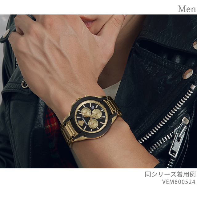 VERSACE ヴェルサーチ 12066925 ブルー クォーツウォッチ VERSACE 【ポイント5倍】 ヴェルサーチェ メンズ 時計