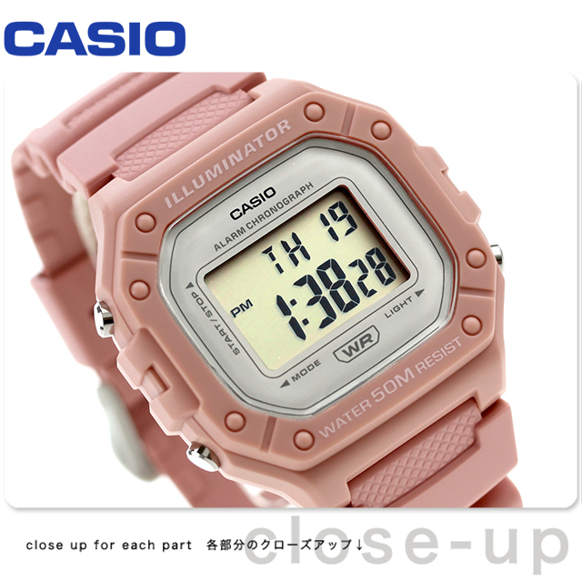 CASIO（カシオ） CASIO W-218HC-4AV ポップ 海外モデル レディース