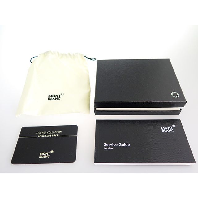 MONT BLANC MEISTERSTÜCK 名刺入れ ブラック MONTBLANC（モンブラン） マイスターシュテュック 名刺入れ 7167