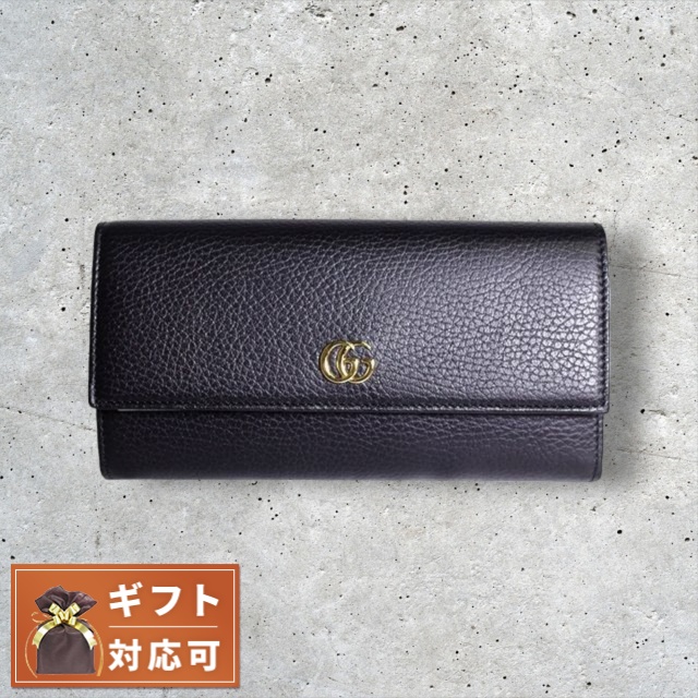 GUCCI グッチ 長財布 レディース 456116-CAO0G-1000 ブラック