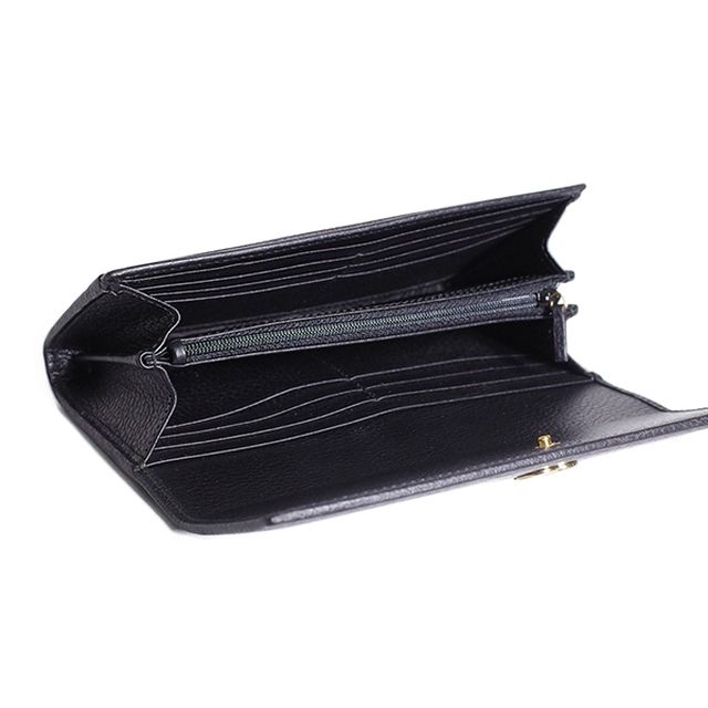 GUCCI グッチ 長財布 レディース 456116-CAO0G-1000 ブラック