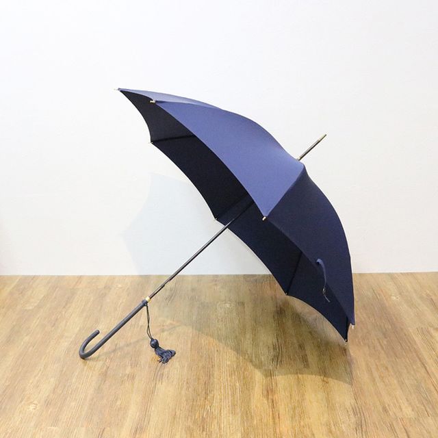 フォックスアンブレラズ FOX UMBRELLAS 傘 レディース 細巻きレザー WL1 FRENCH NAVY フレンチネイビー FOX UMBRELLAS（フォックス アンブレラ） フォックスアンブレラズ 傘
