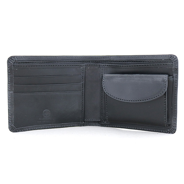 【高級・優良品】グレンロイヤル 三つ折り財布 ブラック グレンロイヤル GLEN ROYAL 二つ折り財布 コンパクト メンズ