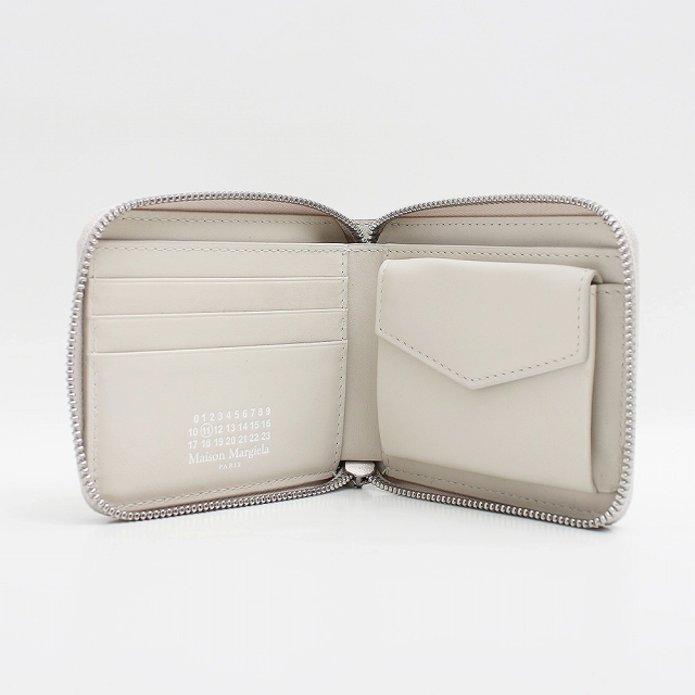 ⭐︎じん⭐︎Maison Margiela 二つ折り財布 ホワイト メゾン マルジェラ MAISON MARGIELA メゾン マルジェラ MAISON