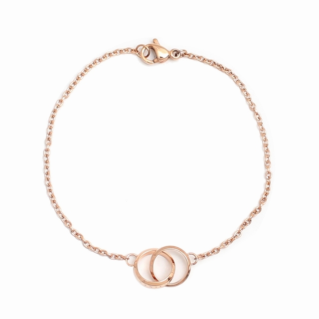 Daniel Wellington ブレスレット ELAN UNITY 165mm DW00400163 Jewellery - Elan Unity bracelet in rose gold - 165mm | DW