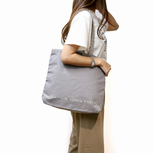 フォンダシオン ルイヴィトン FONDATION LOUIS VUITTON ルイヴィトン美術館限定モデル トートバッグ LV-FDT-GY-POCKET 内ポケット付き グレー 2000000000565 20565 LOUIS VUITTON（ルイ・ヴィトン） フォンダシオン FONDATION LOUIS
