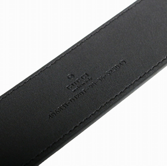GUCCI（グッチ） ベルト 406831-DJ20T-1000-95 メンズ ブラック
