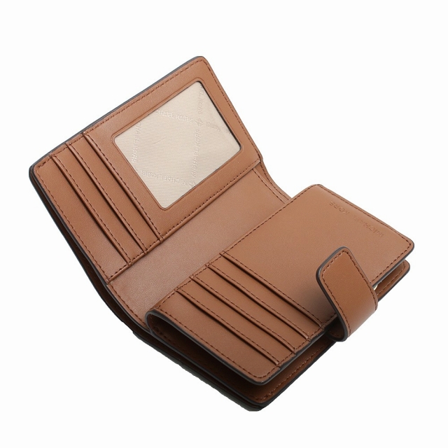 マイケルコース MICHAEL KORS JET SET TRAVEL BIFLD ZIP COIN WLLET 二つ折り財布 35F8GTVF2B-BROWN レディース ブラウン MICHAEL KORS（マイケルコース） MICHAEL KORS JET SET TRAVEL BIFLD