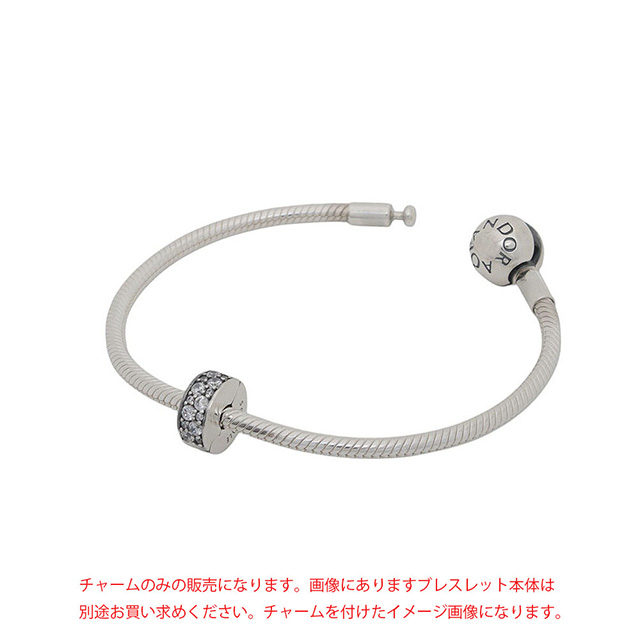 PANDORA（パンドラ） PANDORA Clear Pav Clip Charm ブレスレット