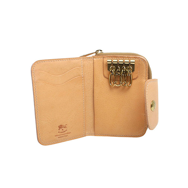 IL BISONTE（イルビゾンテ） IL BISONTE SMALL WALLET ACERO キー
