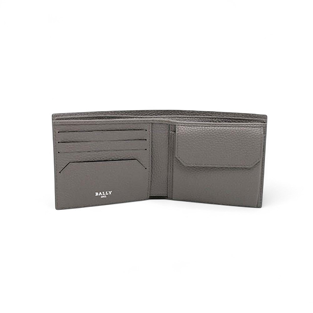 Bally（バリー） 二つ折り財布 ウォレット 6306286 メンズ グレー