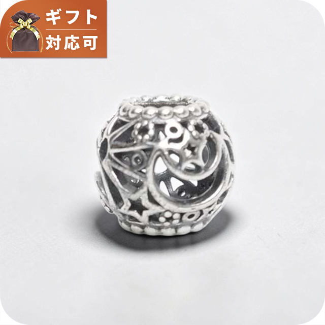 PANDORA シルバー 月と星のチャーム PANDORA（パンドラ） PANDORA Moments Openwork Sun、Stars & Moon