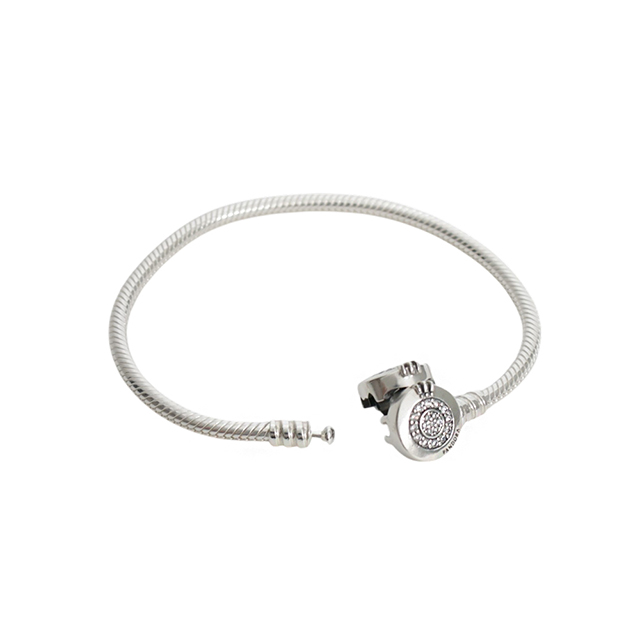 PANDORA（パンドラ） PANDORA Moments Sparkling Crown O Snake Chain