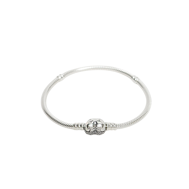 PANDORA（パンドラ） PANDORA Moments Sparkling Heart & Snake Chain
