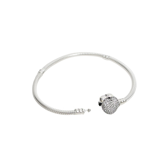PANDORA（パンドラ） PANDORA Moments Sparkling Heart & Snake Chain