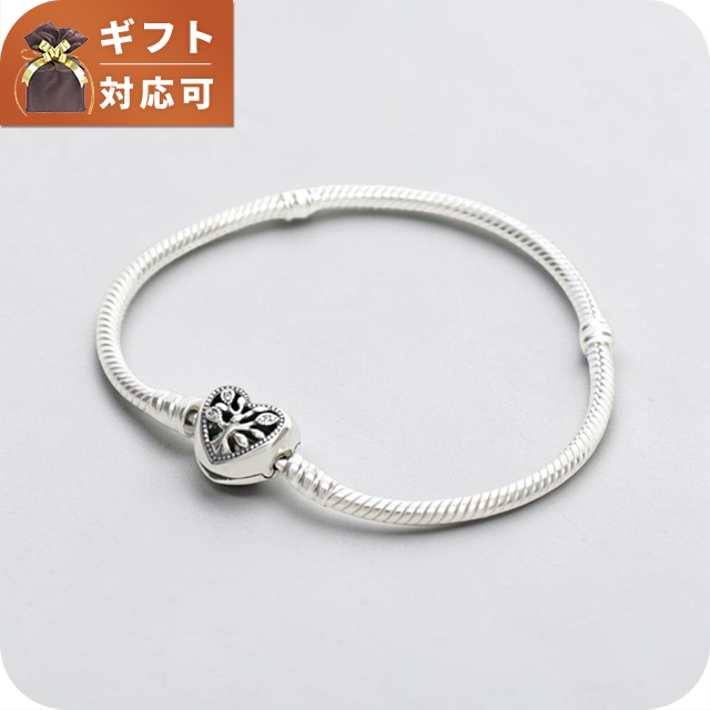 PANDORA（パンドラ） PANDORA Family Tree Heart Clasp Snake Chain