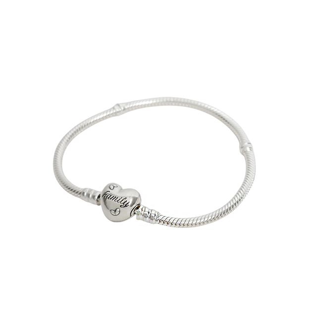 PANDORA（パンドラ） PANDORA Family Tree Heart Clasp Snake Chain