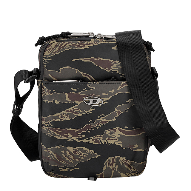 DIESEL 完売品 ペイントデザイン ショルダーバック 新品未使用タグ付き ディーゼル ショルダーバッグ メンズ ブランド DIESEL X10310-P8427