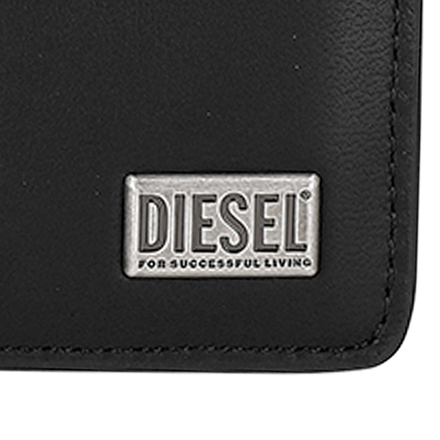 DIESEL二つ折り財布 黒 並行輸入品】ディーゼル DIESEL 二つ折り財布 X10420-PR227-T8013