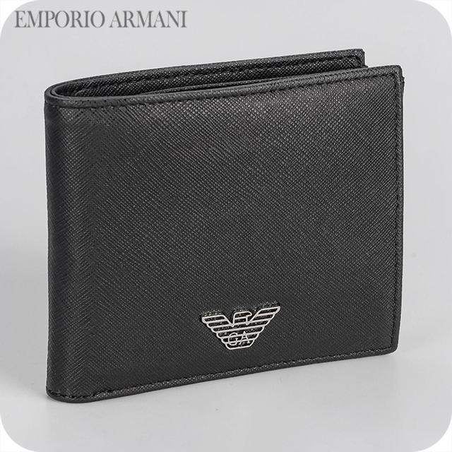EMPORIO ARMANI エンポリオ アルマーニ 二つ折り財布 コンパクト