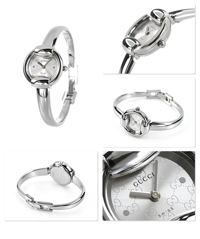 GUCCI（グッチ） バングル 時計 1400 レディース シルバー YA014512