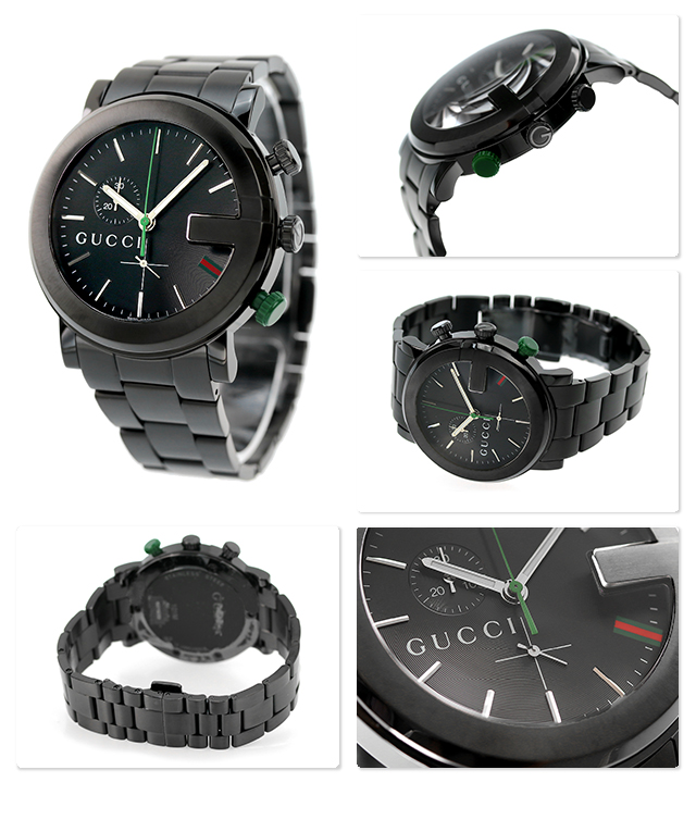 GUCCI（グッチ） 時計 G-クロノ メンズ オールブラック YA101331