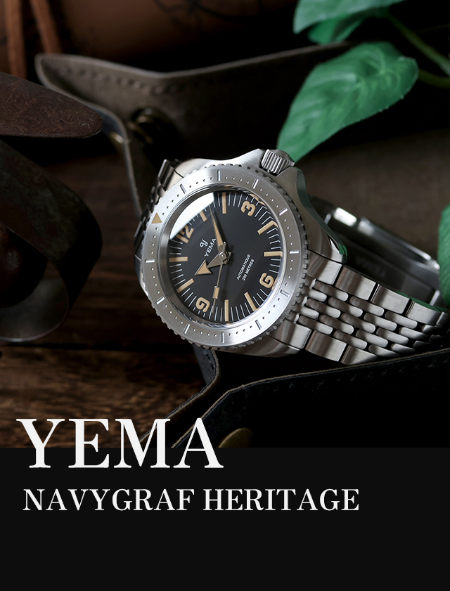 イエマ ダイバー2025 自動巻き 腕時計 ブランド メンズ YEMA YDIV25 