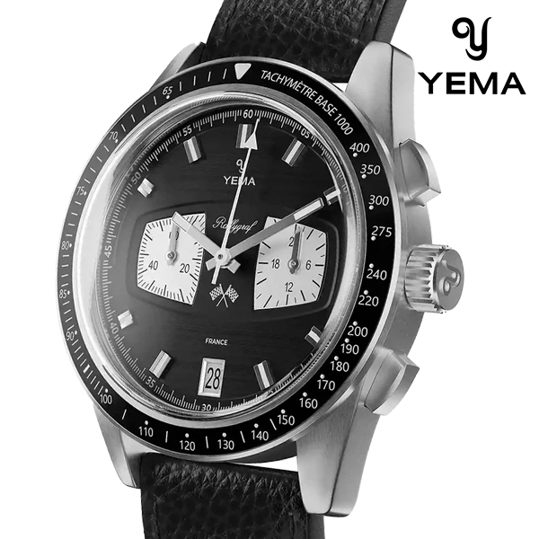 YEMAイエマ_ラリーグラフ_リバースパンダ_39mm イエマ ラリーグラフ メカクォーツ II リバースパンダ クオーツ