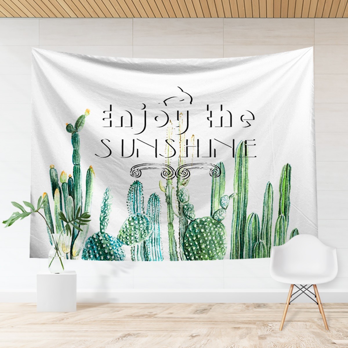 タペストリー サボテン 大判 おしゃれ 北欧 インテリア 雑貨 壁掛け 絵