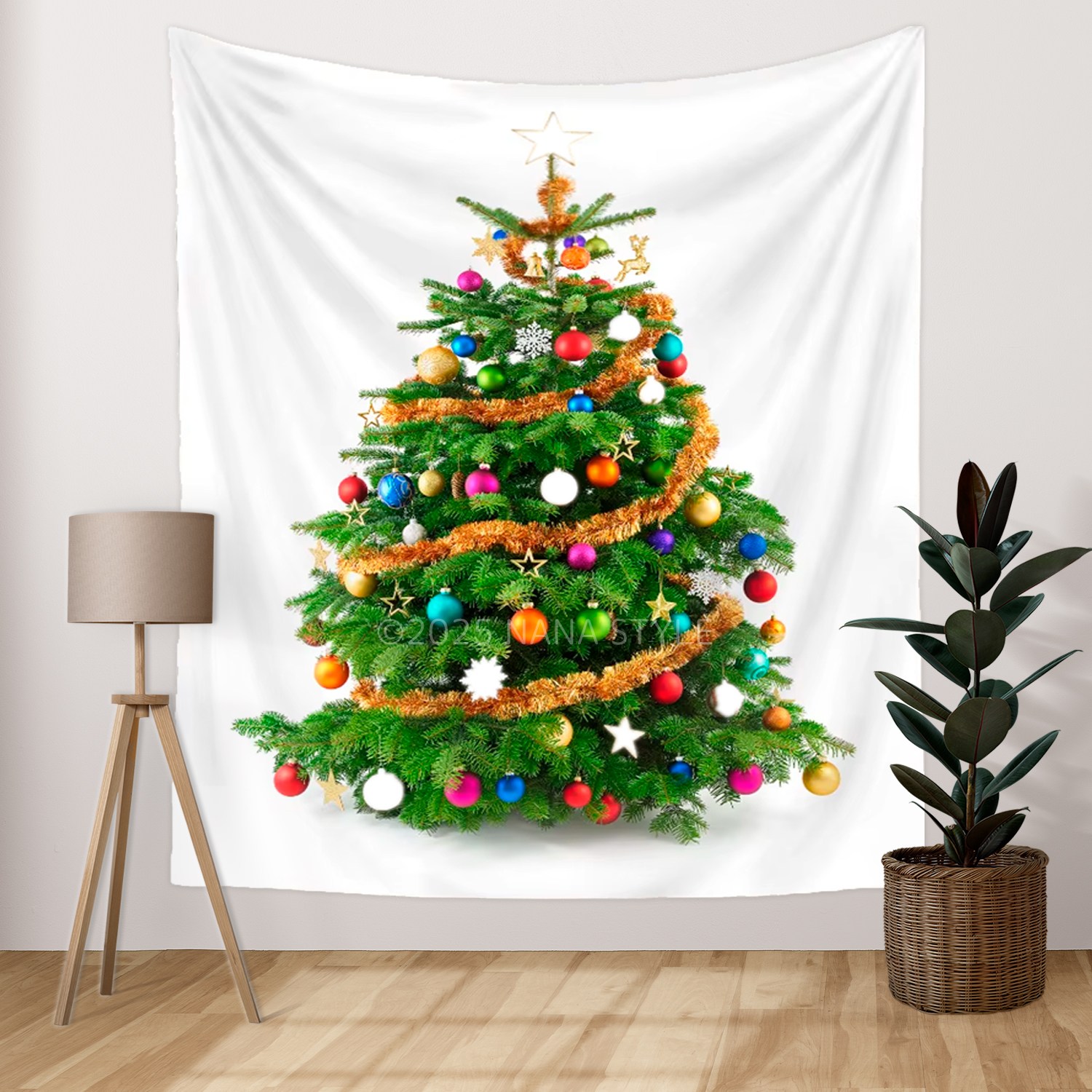 タペストリー クリスマスツリー おしゃれ 北欧 インテリア 雑貨 壁掛け