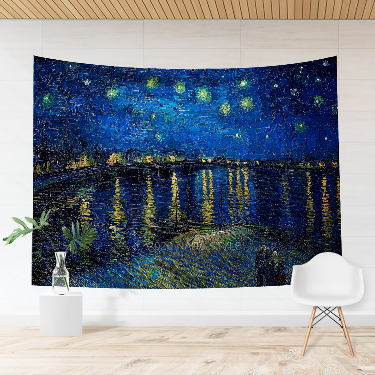 タペストリー ゴッホ作品 特大 全7種類 200×150センチ インテリア 壁装飾 絵画 おしゃれ 撮影 ひまわり 美術館