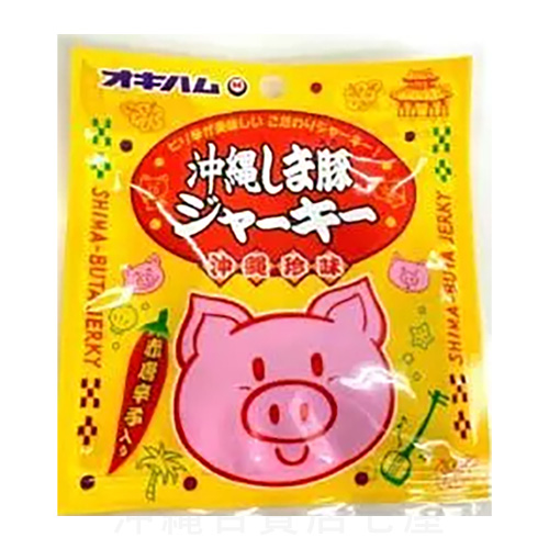 Yahoo! Yahoo!ショッピング(ヤフー ショッピング)オキハム 沖縄しま豚ジャーキー 12g（小）　沖縄 お土産