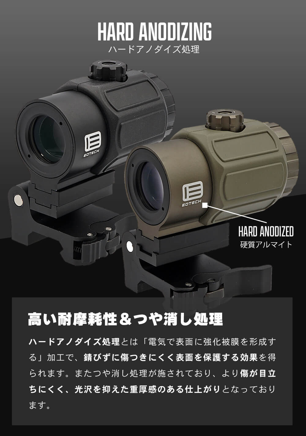 Evolution Gear 製 EOTech G43 マグニファイア 3倍 レプリカ DE クリア