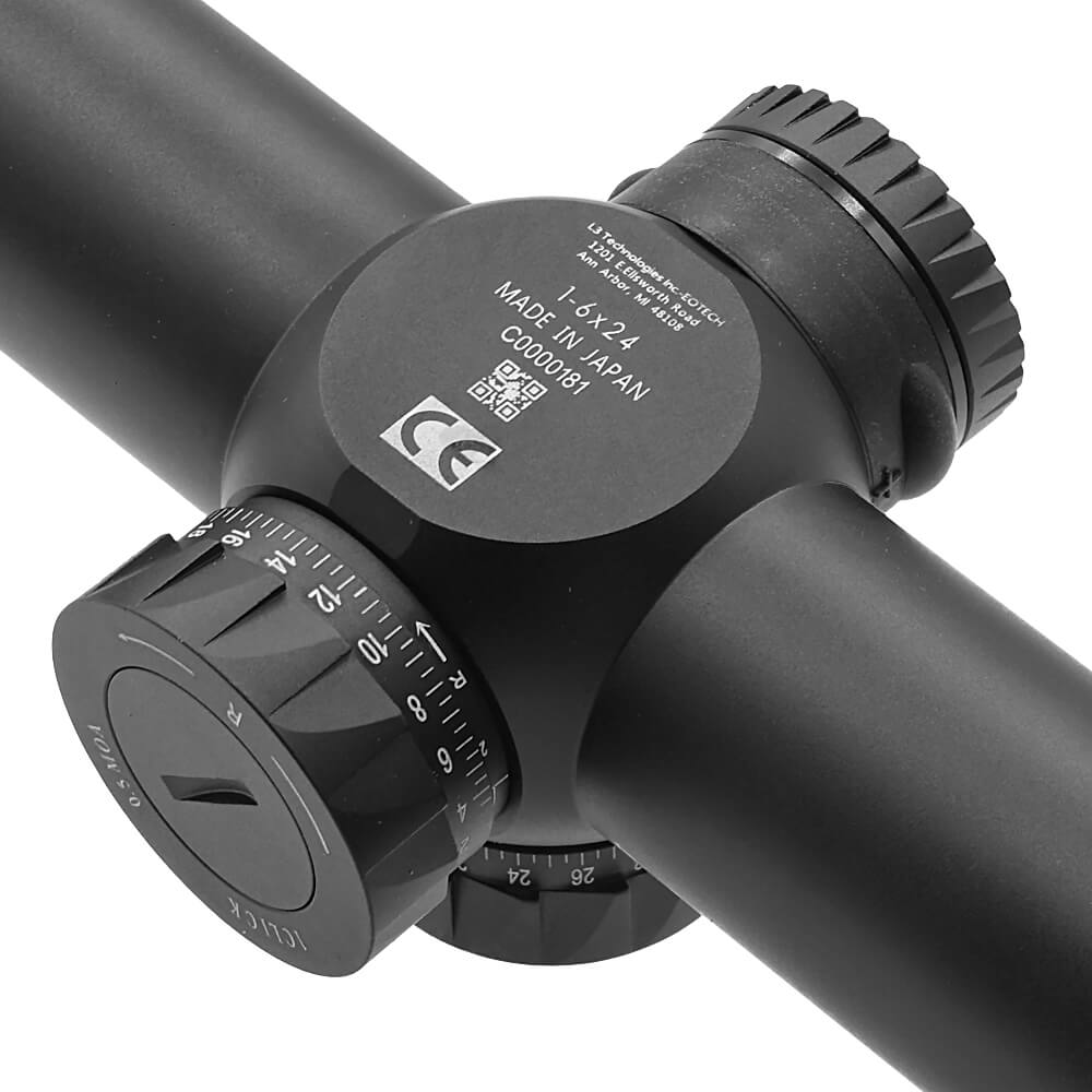 IPX-7防水＆FFP Evolution Gear 製 EOTech VUDU 1-6X24mm FFP ショート