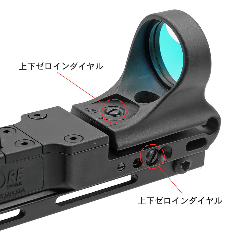 SOTAC 製 C-MORE タイプ RAILWAY ドットサイト レプリカ ルビーレンズ | スコープ ダットサイト CMORE シーモア  レティクル レッドドット : nga1236 : エアガン通販のミリタリーガレージ - 通販 - Yahoo!ショッピング