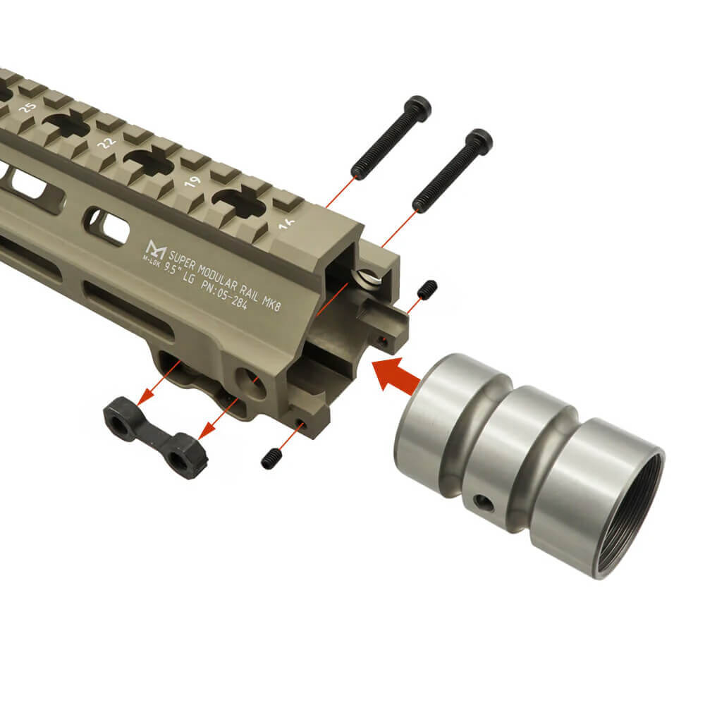 5KU 製 東京マルイ M4シリーズ 対応 GEISSELEタイプ SMR Mk8 M-LOK